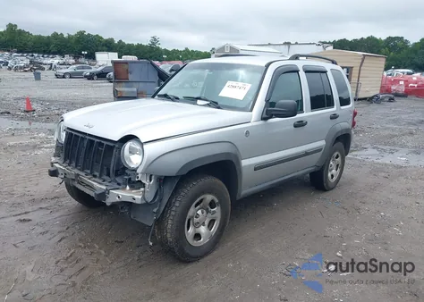 2006 Jeep Liberty Sport из США, поврежденный, VIN 1J4GL48K06W283471